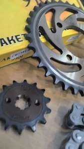 Orimoto - GEAR GIR GIGI TARIK DEPAN BELAKANG RANTAI SET 36T-14T/428-104L SMASH NEW SHOGUN KUALITAS SUPER