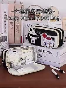 Pencil Case Large Capacity Pencil Pouch Handheld Pen Bag Cosmetic Portable Gift for Office School Teen Boy Girl Women Men Adult