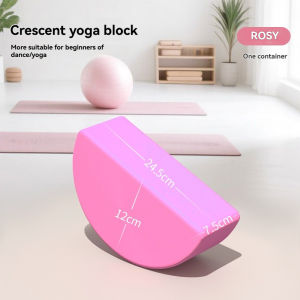 Half Round Yoga BlockStretching Half Moon Balance Block AntiSlip for Workout Foot Core Strength Indoor Sports Training Home Gym
