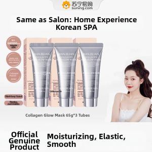 Collagen Protein Glowing Face Mask Anti-Aging Brightening Skin Tightening Hydrating Moisturizing Initial Aging Prevention 2714