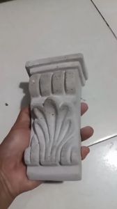 Con bọ xi măng hoa văn CB03 kích thước 10x18x5cm HTV-EUROSHOP gắn góc trần tường trang trí nhà cửa tân cổ điển (phu dieu xi mang)