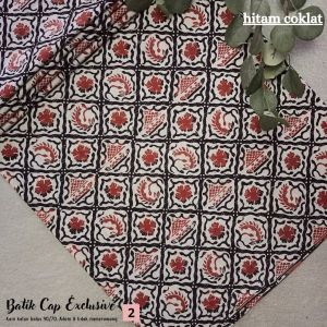 Kain Batik Cap Garutan Series - Motif Sidomukti Series - Batik Cap (Bukan Batik Print) - Fashion Batik Pria Wanita - Batik Kombinasi