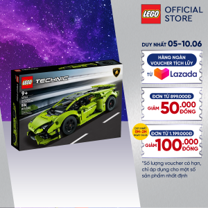 LEGO TECHNIC 42161 Đồ chơi lắp ráp Siêu Xe Lamborghini Huracán Tecnica (806 chi tiết)
