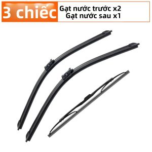 YONGRUN 3 Bộ Gạt Nước Ô Tô Dành Cho Xe Ford Galaxy MK3 2006-2014 Kính Chắn Gió Trước & Sau Bền Bốn Mùa Cao Su Phụ Kiện