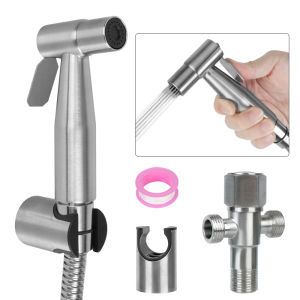 Handheld Stainless Steel self cleaning Hand Bidet faucet For Bathroom hand sprayer Bidet sprayer set For toilet shower head