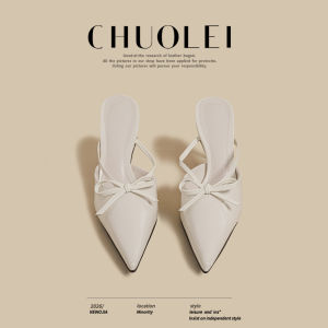 CHUOLEI | Fine Heel Pointed Toe Flat Sandals Womens Shoe