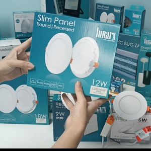 LedlightsMNL Slim Panel Light Round 6W 9W 12W 18W 24W Ceiling Spotlight Pinlight for Indoor Downlight
