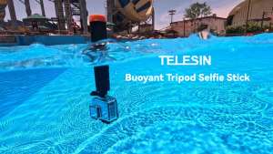 TELESIN 61cm Floating Hand Grip Buoyant Waterproof Tripod Selfie Stick Stand for GoPro Insta360 DJI Action Camera