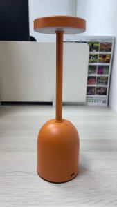 GGbingo Cordless Desk Lamp Touch Control LED Nordic Night Light Metal Table Lamp Cordless Bedroom Lamp Rechargeable Table Light
