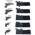 ยุทธวิธีปกปิดพกพา Belly Band ปืน Universal การล่าสัตว์กลางแจ้ง Airsoft Glock Handgun เข็มขัดเอวกระเป๋าปืนพก Holsters. 