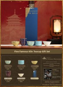 mornenjoy | Cultural Heritage Gift Ceramic Teacup Set