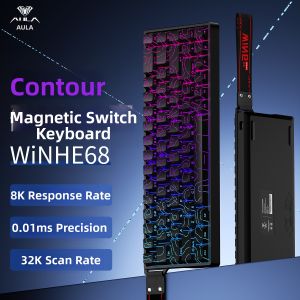 AULA | Bàn Phím Cơ Từ Tính AULA WIN60HE / WIN68HE - Tùy Chỉnh Chuyên Gaming FPS Valorant CS Có Rapid Trigger (RT)