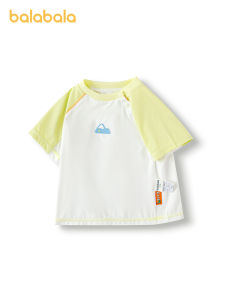 balabala Baby T-Shirt Infant Top Girls Boys Short Sleeve Summer Soft Breathable 2025