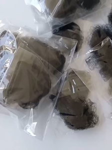 1Box Invisible Bun Net Simple Style Mesh Net Breathable Wig Net Hair Styling Tool Hair Clips Set