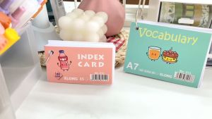 Thẻ FLASHCARD Tập thẻ Klong Index Card A7- 85 tờ 140/92 MS: 912 Flashcard học tiếng anh từ vựng - Loki