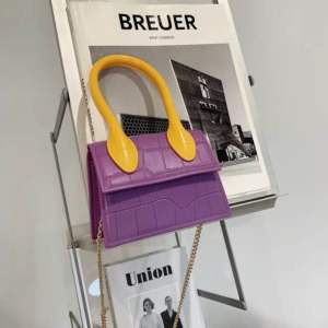 Tas slempang Mini Wanita fashion/tas Mini Vintage Croco/Free gift