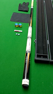 Pool Cue พูลอเมริกัน ยาว 145cm หัวคิวขนาด 11.5 mm/12.5 mm ทนความชื้น จัดส่งเร็วจากสต็อกไทย