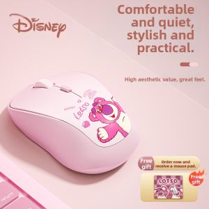 Disney | Cute Wireless Mouse for Office Use Universal Laptop Compatible  Dual Mode Mouse 2.4GHz Bluetooth Lithium Battery
