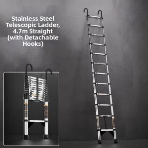 MOLORE | Telescopic Foldable Ladder With Hooks