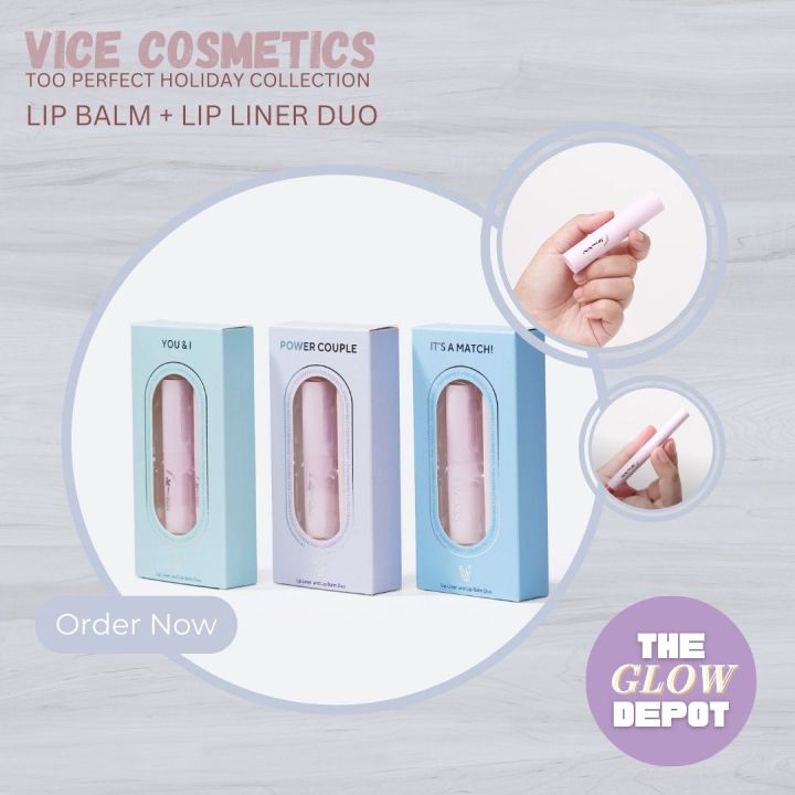 Vice Too VICE Cosmetics - TOO PERFECT HOLIDAY COLLECTION (LIP BALM & LIP LINER ...