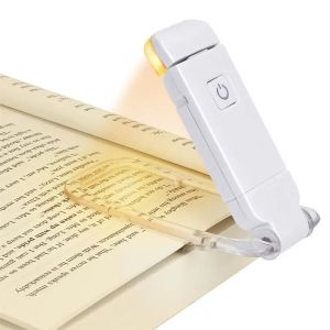 48 LED USB Book Light Clip Desk Lamp Reading Light with 3 Color Mode 10 Brightness Dimmer 360° Flexible Gooseneck Bed Night Lamp