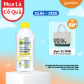 Nước Làm Sạch Và Tẩy Trang Dưỡng Sáng Da Micellar Water Vitamin C GARNIER 400Ml. 
