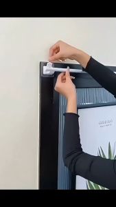 SK-C1017 Bracket Jepit Serbaguna Transparan Gantungan Tempel Tanpa Bor / Braket Gorden Hook Flexible