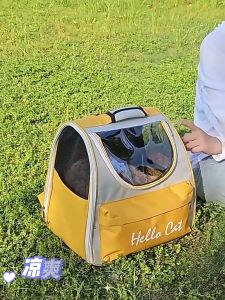 ถุงสัตว์เลี้ยง ขนาดใบใหญ่ กระเป๋าเลี้ยง กระเป๋าสะพาย เป้แมว กระเป๋าแมว เครื่องด่วนด้วยกระเป๋าสัตว์เลี้ยง สมาธิและมีเป้แมว