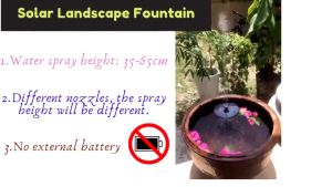 Ready Stock Pancuran Air Kolam Ikan Solar Landscape Fountain Air Terjun