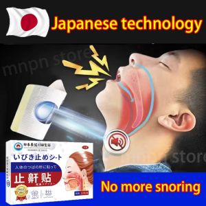 Japan Anti Snoring Patch 12pcs/Box with Anti Dengkur & Snoring Treatment for Healthy Breathing Quiet Sleep Herbal Extract to Stop Snoring Improve Sleep and Breathe Easy Hot Sale for Nasal Congestion Relief