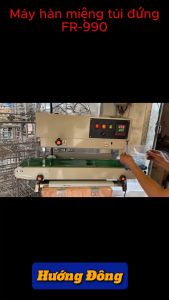 máy hàn miệng túi liên tục dạng đứng máy hàn miệng túi đứng FR-900 FR-770 FRD-1000