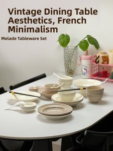 mornenjoy | Underglaze French Cream Style Tableware Set