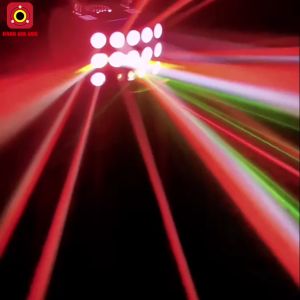 Đèn laser YR-014 chiếu hình bướm cảm ứng âm thanh thích hợp cho phòng karaoke quán bar sân khấu vũ trường