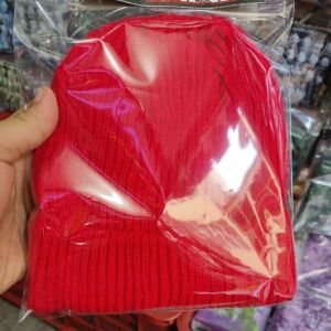 Topi kupluk bayi motif salur gratis nama