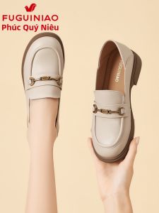 Fuguiniao | Giày Lười Da Thật Cho Phụ Nữ Mùa Hè
