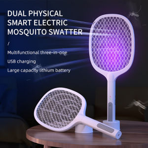 DGS-139 Household electric mosquito slapper 2-in-1 mosquito killer light automatic mosquito lure mosquito killer hanging wall electric shock mosquito slapper