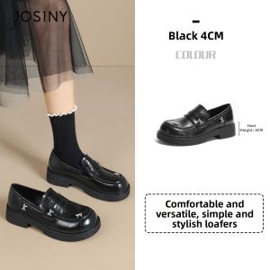 Josiny | Platform Leather Loafer Womens Shoe