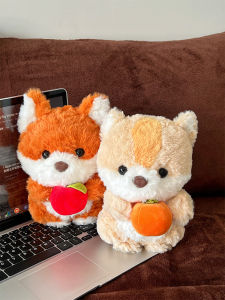 ตุ๊กตาสุนัขจิ้งจอก ตุ๊กตาสัตว์ป่า ตุ๊กตาผ้าฝ้าย ของขวัญวันเกิดสำหรับแฟนหนุ่ม ของเล่นสำหรับเด็ก ตุ๊กตาสัตว์ป่า ของเล่นป้องกัน