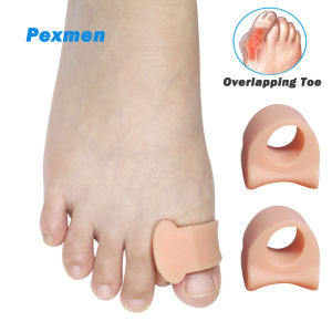 Pexmen 2/4Pcs Bunion Pads Toe Spacers Gel Toe Separators Correct Bunions and Restore Toes to Their Original Shape