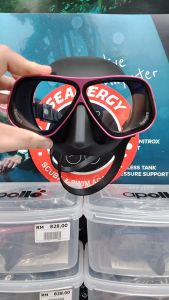 Apollo Bio Metal Mask D Class Low Volume for Scuba Diving Free Diving Free Dive Snorkeling Goggles