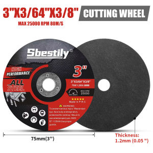 75/115/125mm Cutting Disc Circular Resin Saw Blade Angle Grinder Grinding Disc for Metal Wood Iron Steel Bar Cutting 5pcs/Set