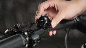 ROCKBROS Bike Bell Lightweight Portable Waterproof 80DB Loud Sound Bike Bell 360 Degrees Rotating MTB Road Bike Horn Bike Accessories