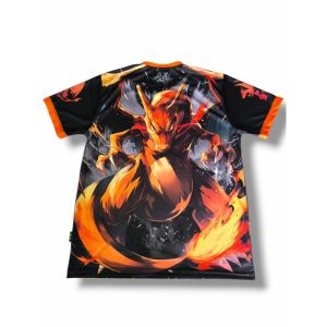 Bandai | Summer 2026 Pokemon Fire-breathing Dragon "Fire Battle" Theme 3D Printed Breathable Quick Drying T-shirt Adult Parent Top