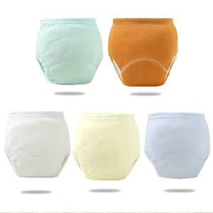 Baby Training Pants Summer Baby Shorts Solid Color Washable Underwear Boy Girl Cloth Diapers Reusable Nappies Infant Panties
