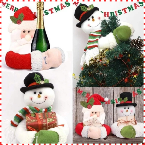 Vixplorn Christmas Curtain Tiebacks with Button No Hooks Required Curtain Buckle Home Decor