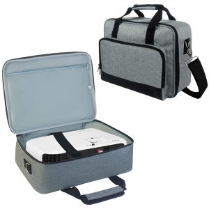 Projector Case Portable Storage Travel Case with Accessories Storage Pockets For Doksmeria Epson BenQ ViewSonic