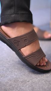 Joemen Sandal S 21 Sandal Pria Kulit Selop Anti Slip Outdoor Traveling Kekinian