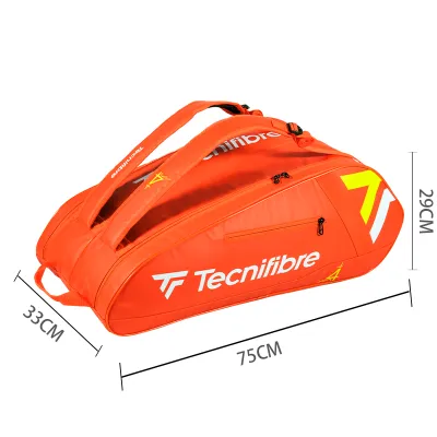 Tecnifibre | Roland Garros Collaboration Tennis and Squash Racket Backpack Large Capacity 12 Rackets