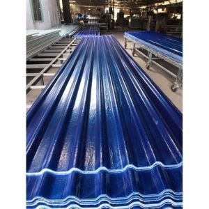 Tôn nhựa lấy sáng POLY màu XANH TRONG SUỐT (Khổ 105m x dài 1m ) Đa năng