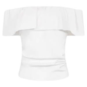 YUEZHONGWEI | เสื้อยืดแขนสั้นไหล่เดียวสีขาวสำหรับผู้หญิงในช่วงต้นฤดูร้อน เสื้อแขนสั้นทรงเข้ารูปดีไซน์เก๋ไก๋และสวยงาม เสื้อผ้าทำงานสไตล์เกาหลี